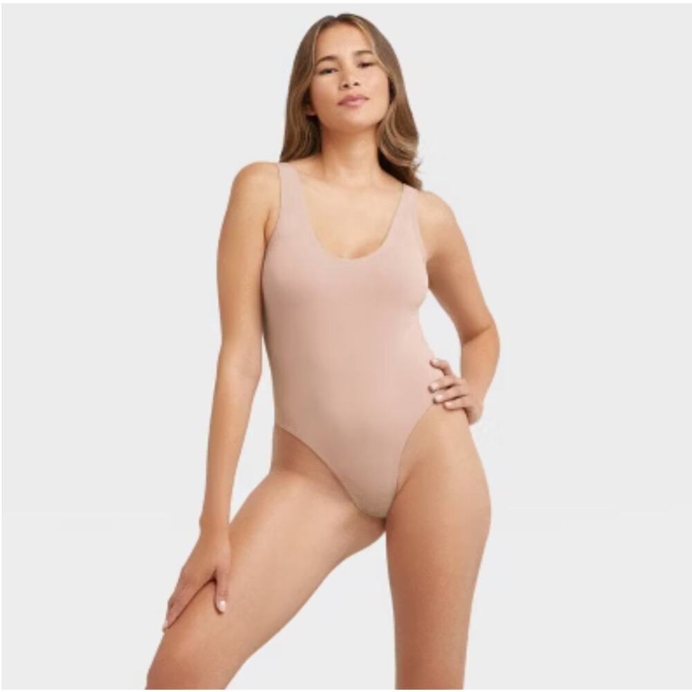 Maidenform Shapewear sz XXL 2X Seamless Thong Bodysuit NEW #H312